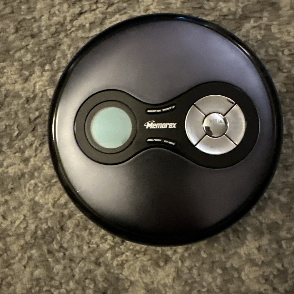 Memorex Personal Portable CD Player MP3 Used Works MPD8841BLK